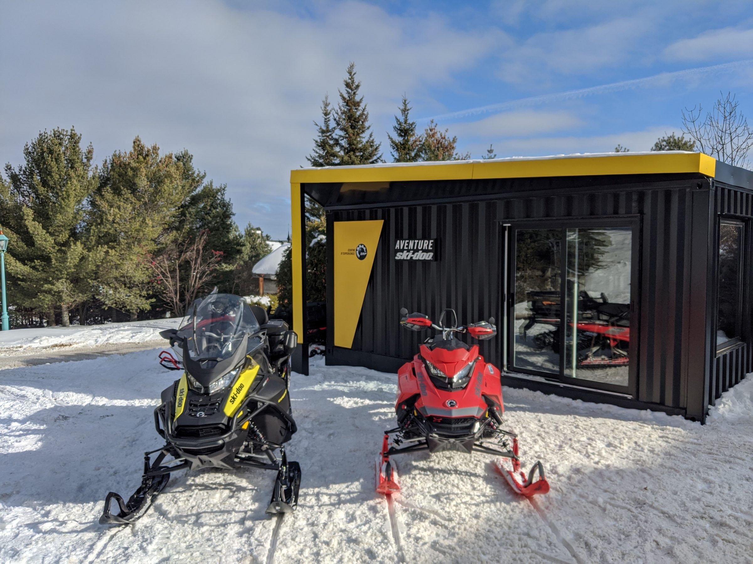initiation a la motoneige Charlevoix