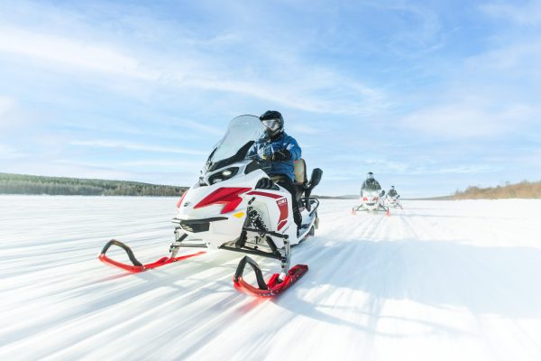 Electric Snowmobile ride 2 hours from Sainte-Brigitte-de-Laval (Quebec)